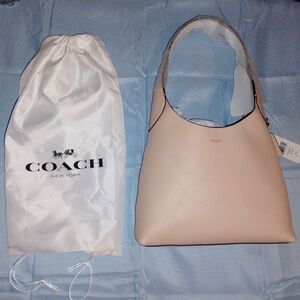 Coach Brooklyn Cream Pink Handbag Brand New With Tags Comes With Dust Cover